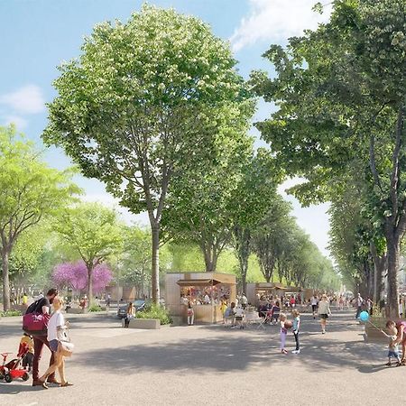 Quartier de verdure Cours Julien La Plaine chambre privée dans appartement Marsella Exterior foto
